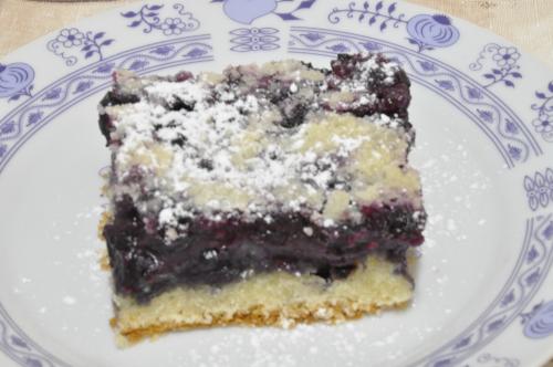 Krušnohorský borůvkový koláč  – Střední recept z Česko kuchyně, hotový za 45 - 60 minut